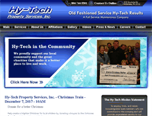 Tablet Screenshot of hy-techproperty.com